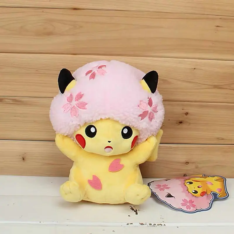 about 34cm Высокое качество; Пикачу, чучела, кукла Mewtwo Eevee, игрушки, Япония, аниме, фигурки, игры, куклы, игрушки для мальчика на день рождения - Цвет: about 34cm
