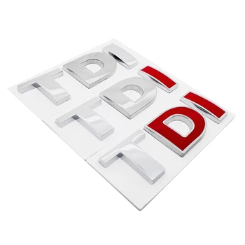 

Car Sticker for TDI Logo Auto Metal Decal Emblem Badge for Volkswagen VW polo passat b5 b7 golf 4 7 t5 touran tiguan sharan