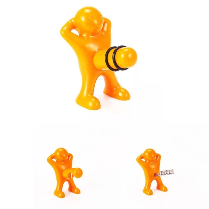 10pcs/lot Creative Red Wine Bottle opener Stopper Plug corkscrew Openers Beer bottle opener Funny Party Gift 3 colors