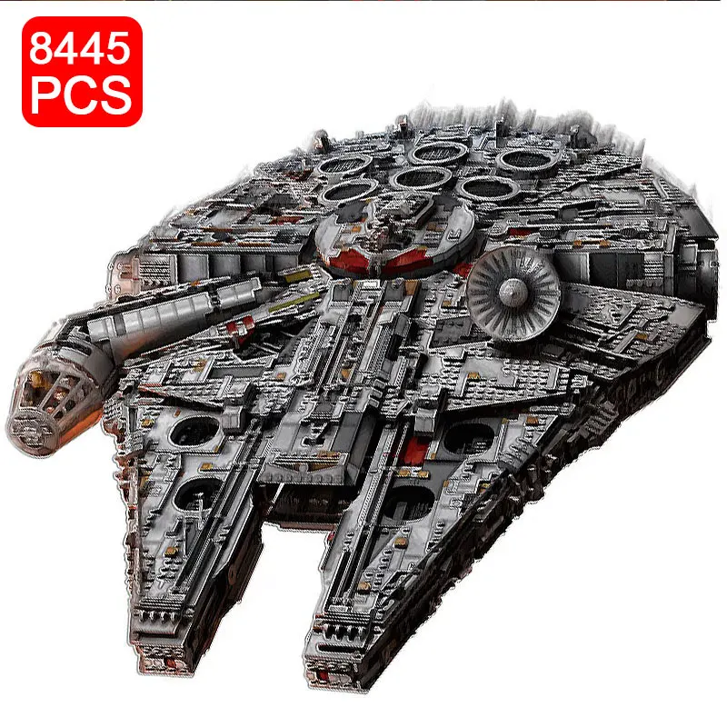 Collector's Destroyer Star Wars Building Blocks Compatible Millennium Falcon 