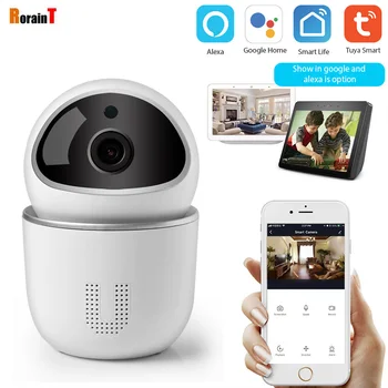 

RorainT Wifi IP Camera Two-way Audio Monitor 1080P HD Security Wireless Webcam