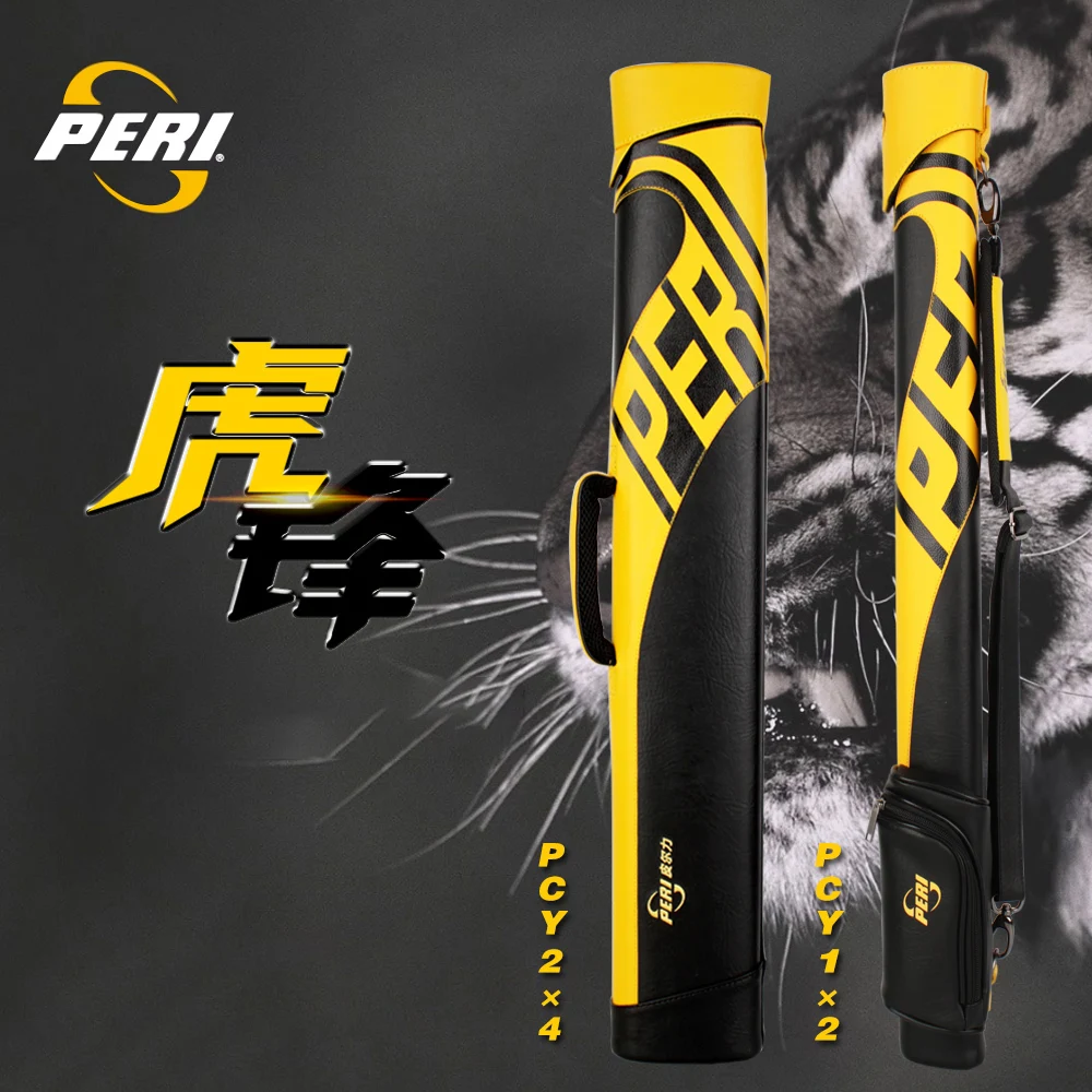 

Offical PERI New 1/2 Cue Case Billiard Pool Cue Case PU Stick Carrying Case Professional Billiard Accessories 3 Holes 6 Holes