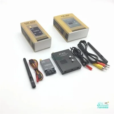 

New Style 40 Frequency 5.8G Image Transmission 600 mw fpv Wireless Image Transmission Transmitting & Receiving Machine Ts832 Rc8