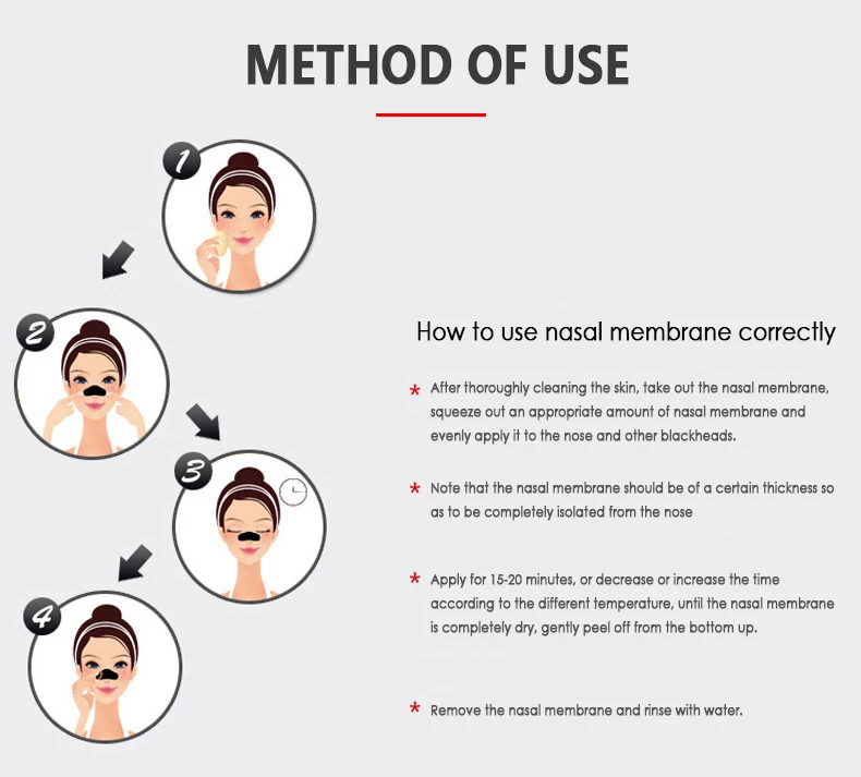 Средство для удаления угрей, лица, носа, маска назальная мембрана, минеральная грязь, сужающаяся поры, отшелушивающая косметическая маска для носа, черная маска для ухода за кожей TSLM1