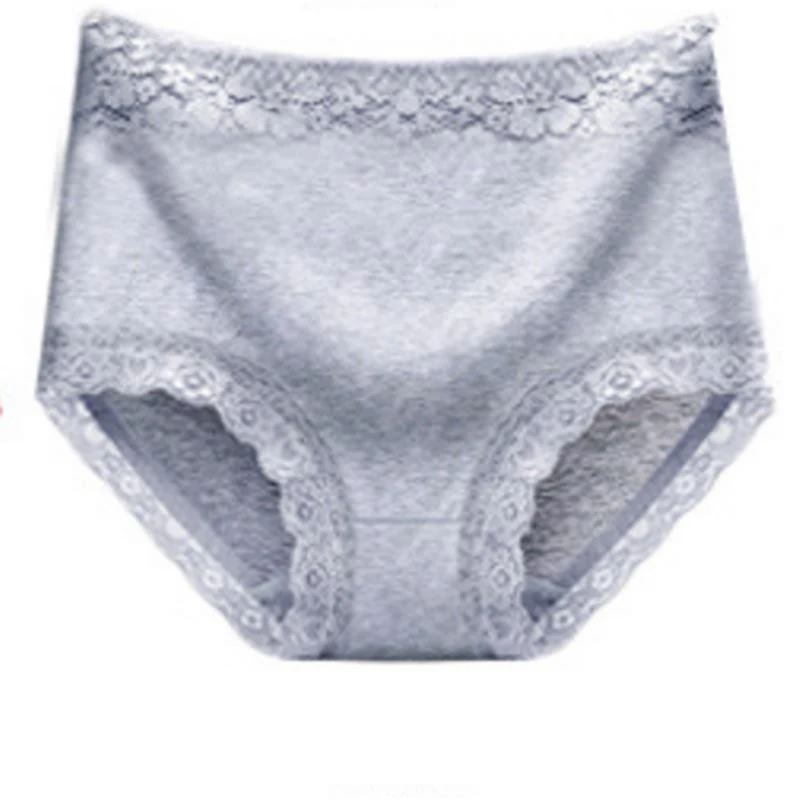 Large Size High Waist Cotton Panties Briefs Women Sexy Underwear |
