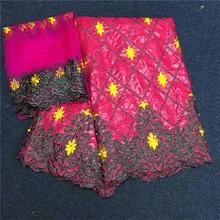 В африканском стиле по оптовой цене ткань Африканская Tissu Базен Riche Getzner хлопок Brode Getzner с 2 ярдов французский чистая кружево морская парча