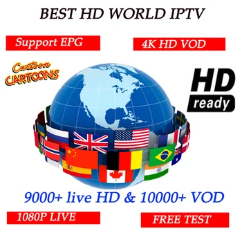 

World IPTV 12 months subscription Europe Italy Code Sports Premium Channel Code M3U Enigma2 smart iptv for Android Box Smart TV
