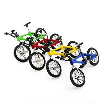 

Kuulee Creative Simulation Mini Alloy Finger Bikes Children Fingerboard Bicycle Toys Gift Funny