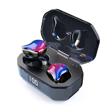 

TWS Earbuds Wireless Bluetooth 5.0 Earphone 6D Surround Headphones Touch Control HIFI Stereo Headset 700mAh Charging Compartment