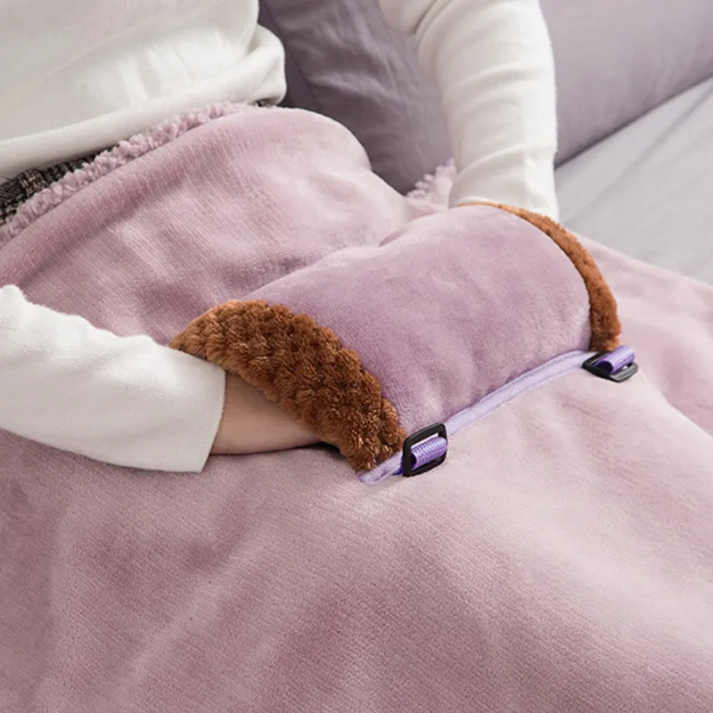 Soft Heated Shawl Electric Warming Heating Blanket USB Powered Winter Pad Portable with Slots FPing