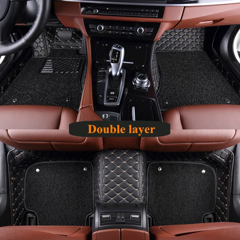 Top quality! Custom special car floor mats for KIA Stonic 2020 2018 durable waterproof double
