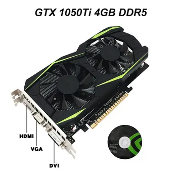 

Professional GTX1050TI 2GB DDR5 Graphics Card Green 128Bit HDMI DVI VGA GPU Game Video Card For NVIDIA PC Gaming