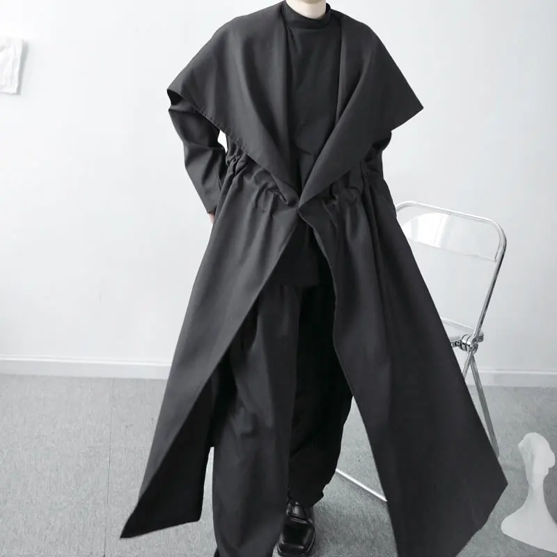 XITAO Gothic Style Trench Coat for Women Plus Size