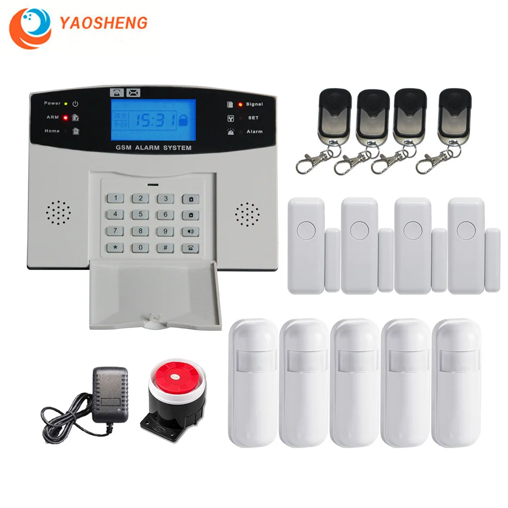 Wired Wireless Gsm Security Alarm System With Automation Intercom Remote Control Autodial Ios Android Smart Home Alarm Kit Hub