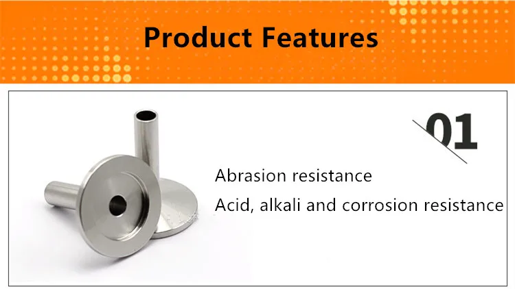 vácuo braçadeira conjunta kf flange para vcr joint aço inoxidável virola vácuo junção conector