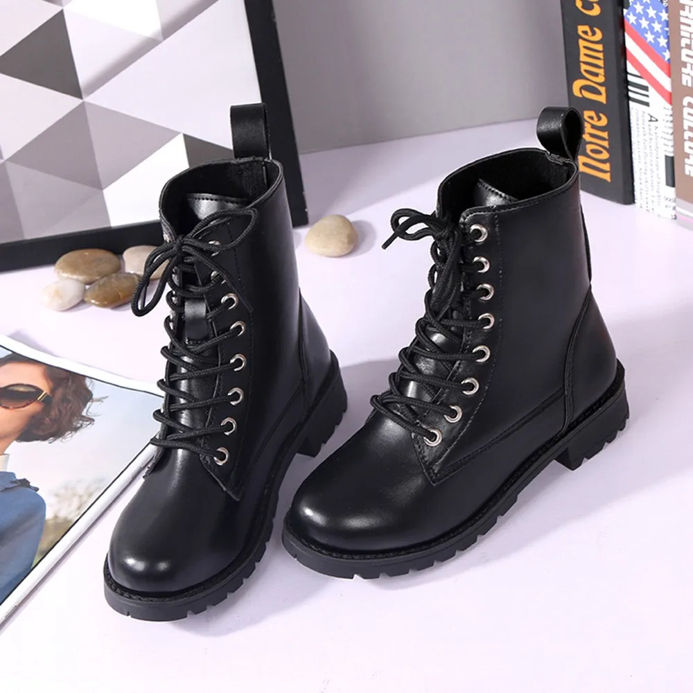 Boots-Women-Fashion-Solid-Leather-Middle-Lace-Up-Thick-Martin-Boots-Round-Toe-Shoes-Outdoor-PU (1)