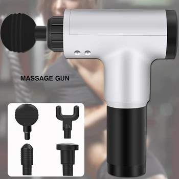 

2021 LCD Display Profession Massage Gun Body Muscle Deep Fascia Massager Muscle Pain Exercising Relaxation Slimming Shaping New