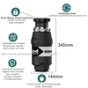 Energy saving 900W motor Technology Fast-and-easy mount kitchen Food Waste Disposers , 3/4 HP Household Garbage Disposer 6