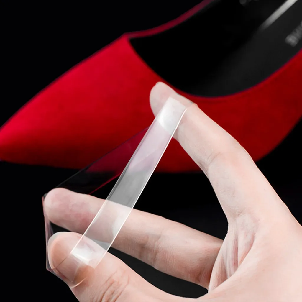 

Women Fixed Heel Shoes Convenient Invisible Helpful Tips One Pair Of Shoes Lace Clear Strappy High Heel Holde Anti Slip Strap