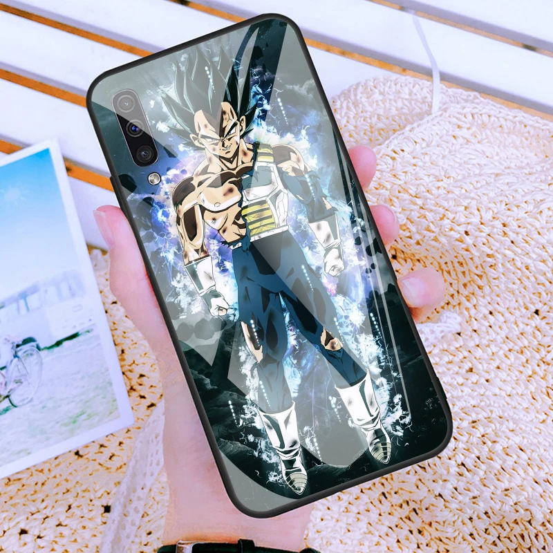 Dragon Ball стекло чехол для телефона для galaxy Note 8, 9, 10, плюс S8 S9 S10E по индивидуальному заказу Гоку чехол для телефона для sumsung A10 20 30 40 50 60 70 чехол - Цвет: 80594