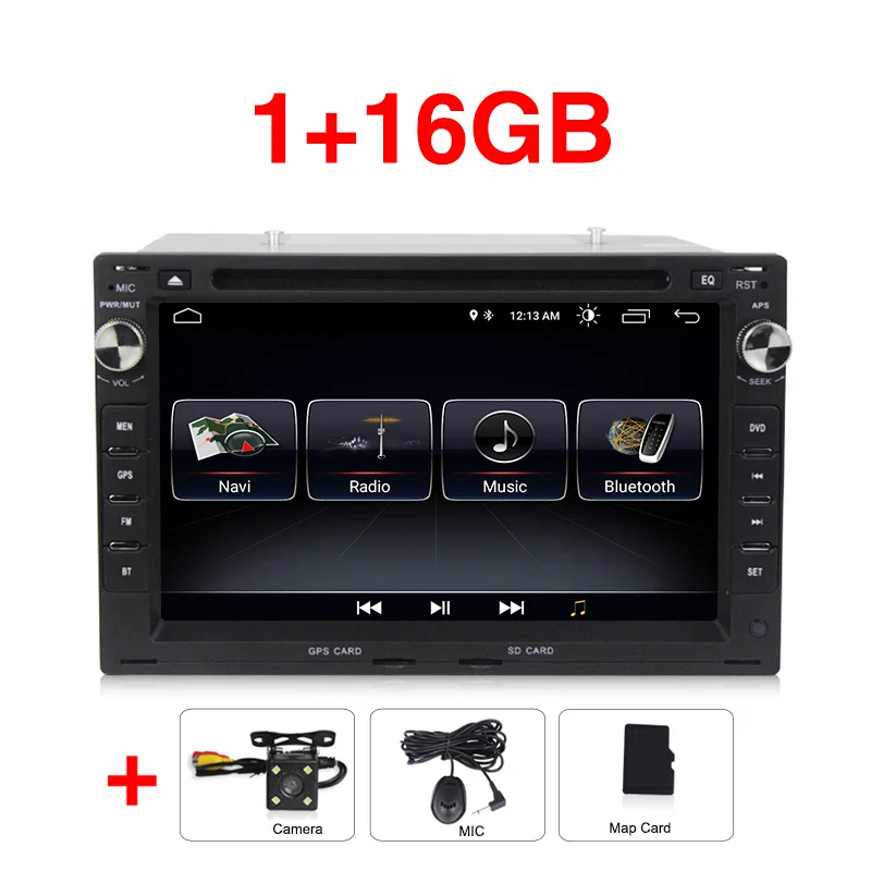 TDA 7851 Android 9 автомобильный DVD мультимедийный плеер для VW Golf4 T4 Passat B5 Sharan с wifi BT Радио gps навигация - Цвет: 16G  camera