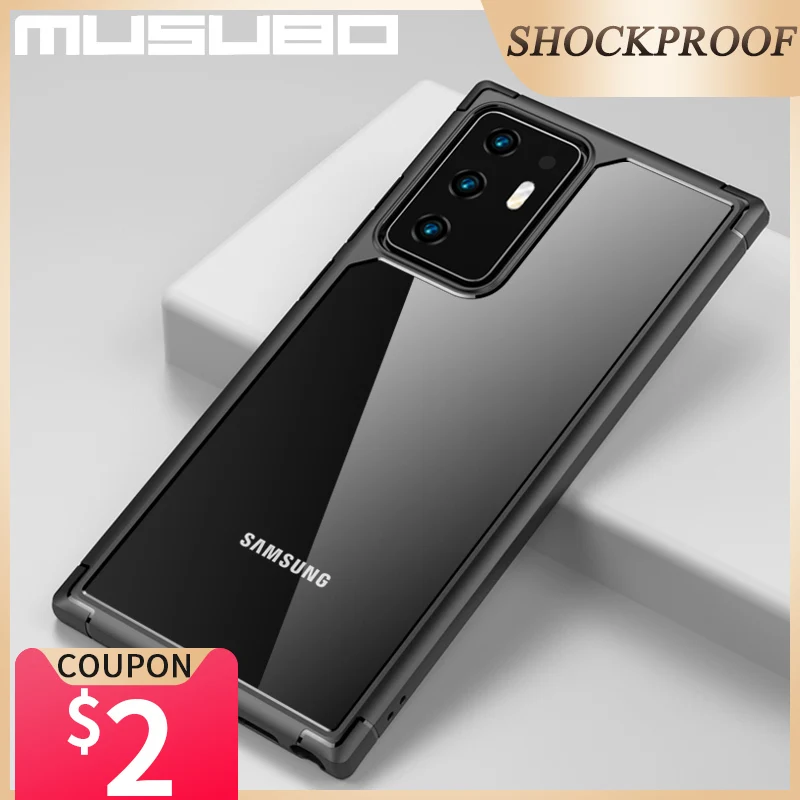 

Musubo Shockproof Case For Samsung Galaxy Note 20 Ultra S21 Luxury 360 Back Cover Note 20 S20 Plus Coque Fundas Thin Casing Capa