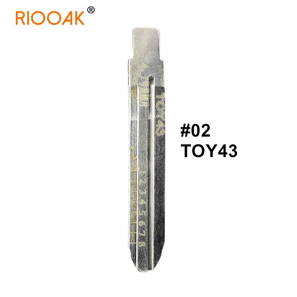 

Заготовка для ключа Lishi TOY43 #02, 2 в 1, 10 шт.
