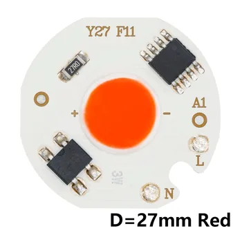 

10pcs RGB LED COB Chip Light 3W 5W 7W 9W AC220V No Need driver Smart IC bulb Lamp For Spot Encastrable Plafond Light Source