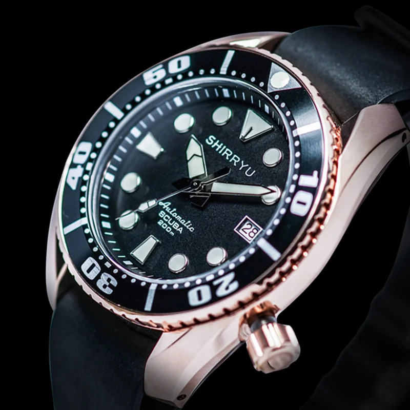 Мужские автоматические часы Tuna SBDC031/SZSC NH35 Move Мужские t 200m водонепроницаемые сапфировые модные наручные часы из нержавеющей стали для дайвинга