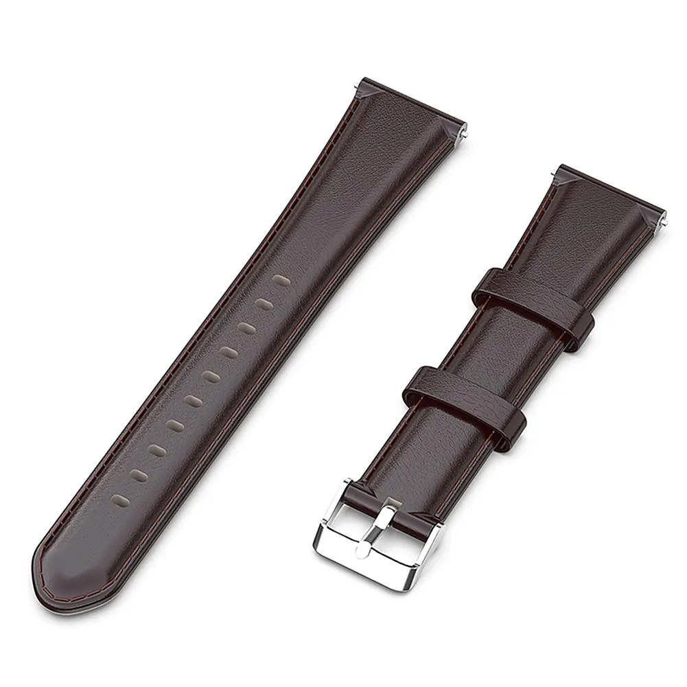 Новое поступление сменный ремешок из натуральной кожи для Fitbit Versa Lite/Versa/Blaze - Цвет: Coffee