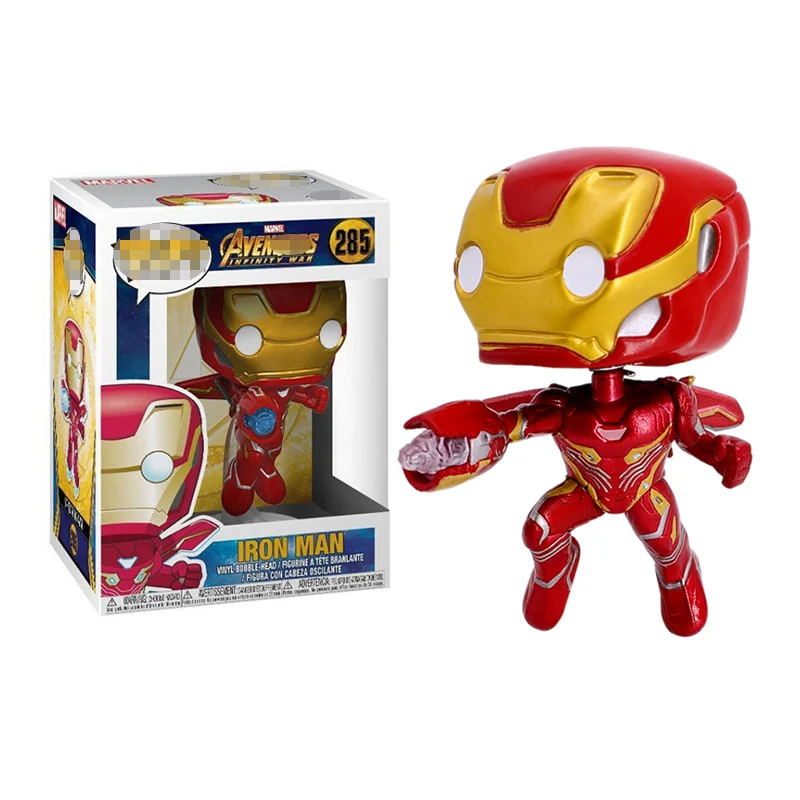 Ironman фигурки Marvel Мстители фигурка Poket брелок Bobble-head виниловая кукла Железный человек игрушки