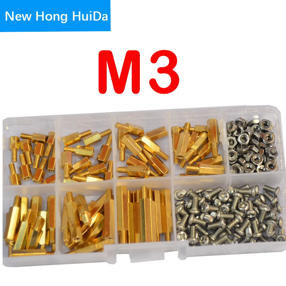 BTMB 120 Pcs M2 Male Female Hex Brass Spacer Standoff Screw Nut Threaded Pillar Assortment Kit with Plastic Box BTMB 120 Pcs M2 Male Female Hex Brass Spacer Standoff Screw Nut Threaded Pillar Assortment Kit with Plastic Box