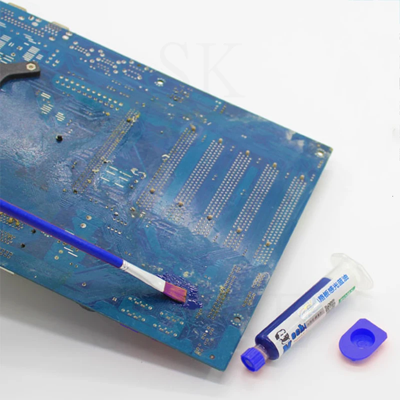 Механик УФ-светильник отверждения BGA PCB паяльная маска чернила сварочная масляная краска предотвращает КОРРОЗИОННОЕ арцирование случайный цвет поставка