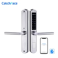 Wasserdicht Smart Türschloss Bluetooth Digitale RFID Karte Code Keyless Elektronische Türschloss für Aluminium Glas Tür Euro Einsteckschloss