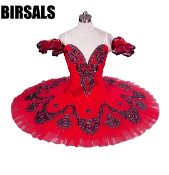 

Red Don Quxote Professional Tutu Dress Girls Nutracker tutu Ballet CostumeBT8992C