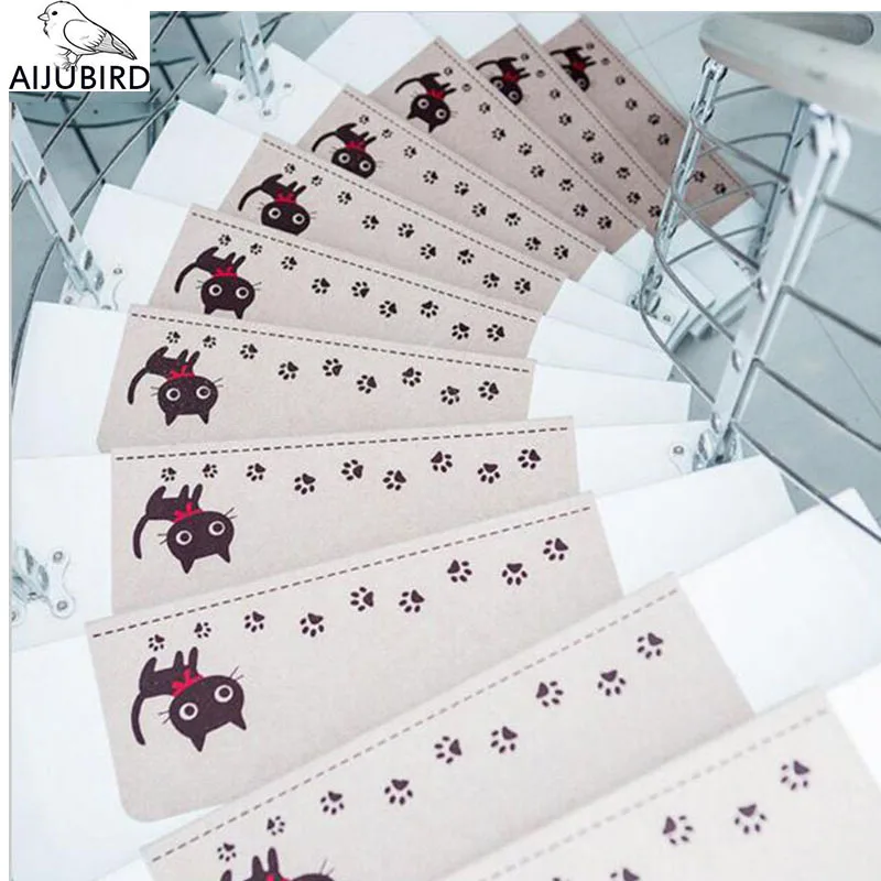 Коврик для лестниц, подушка для ног, для использования свободного клея, самоклеящийся, спиннинг, Китайский ветер, современный модный, твердый деревянный коврик