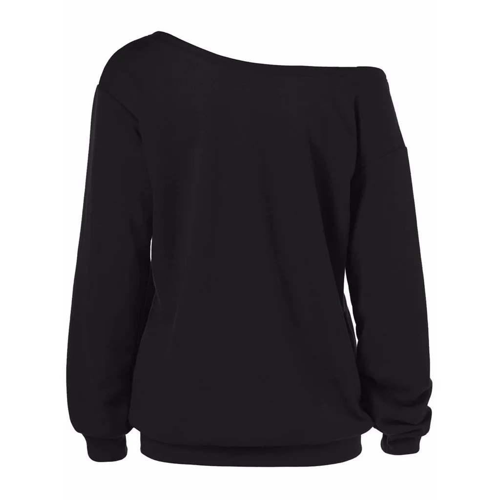 ALALY Autumn and Winter Halloween Clothes For Women long sleeve Tops Women Blouse Fall 2020 Women Clothes day of the dead