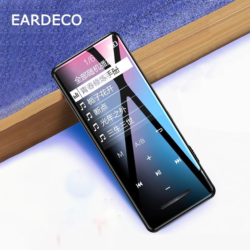 Аудиоплеер EARDECO mp3 плеер с сенсорным экраном Bluetooth Hi Fi портативные металлические