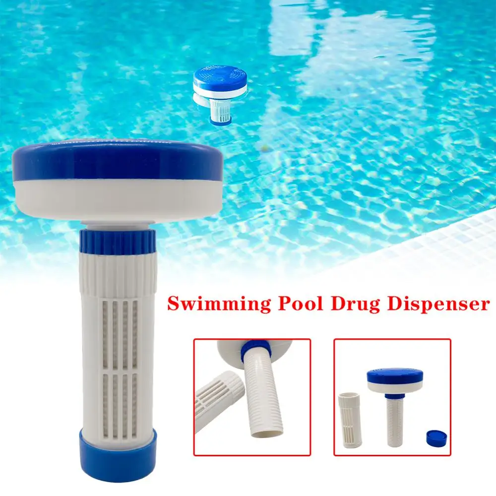 

Swimming Pool Medicine Dispenser Floating Swimming Pool Advanced Float Chlorine Tablet Dispenser Bracket