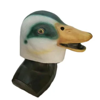 

Rubber Animal Mask Latex Party Yellow Duck Animals Mask Adult Cosplay Party Halloween Masquerade