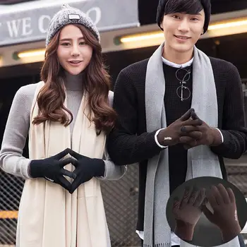 

Touch Screen Men Gloves Women Full Finger Winter Knit Texting