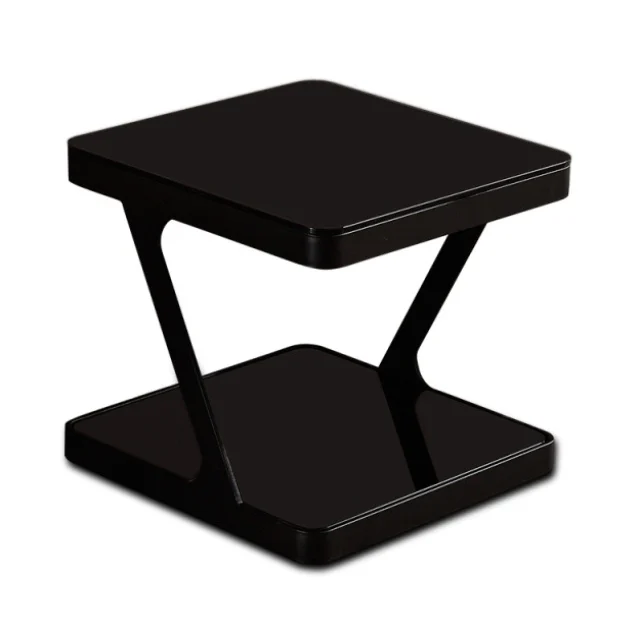 

Simple tempered glass coffee table creative living room small side sofa cabinet