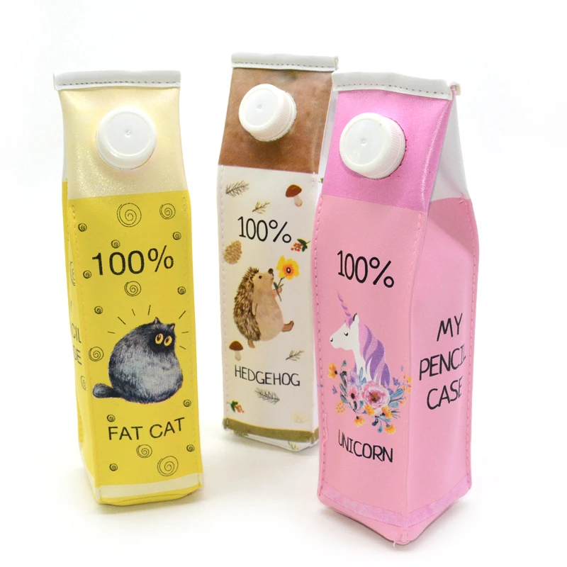 Estuche lápices de leche, estuche escolar, estuches de unicornio, calemlik, pencil case de pantalón, scolaire stylo cat|Bolsas para lápices| - AliExpress