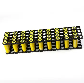 

10pcs/lot 4*18 Cell 18650 Batteries Holder Bracket Cylindrical Battery Pack Fixture Anti Vibration Case Storage Box Container