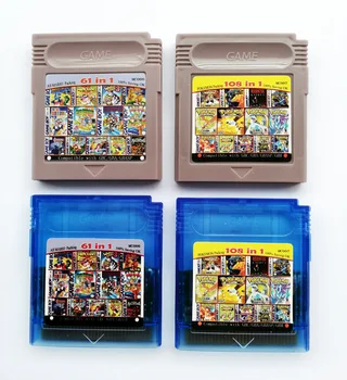 

TAKARA TOMY Pokemon Series 108in1 Video Game Cartridge Console Card Classic Game Collect Colorful Version English Language