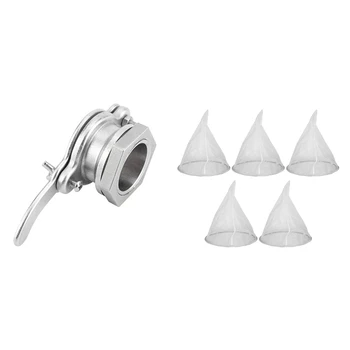 

1Pcs Honey Gate Valve Beekeeping Tool Tap & 5Pcs Beekeeping Equipment Bee Honey Filter Nylon Cone-Shape