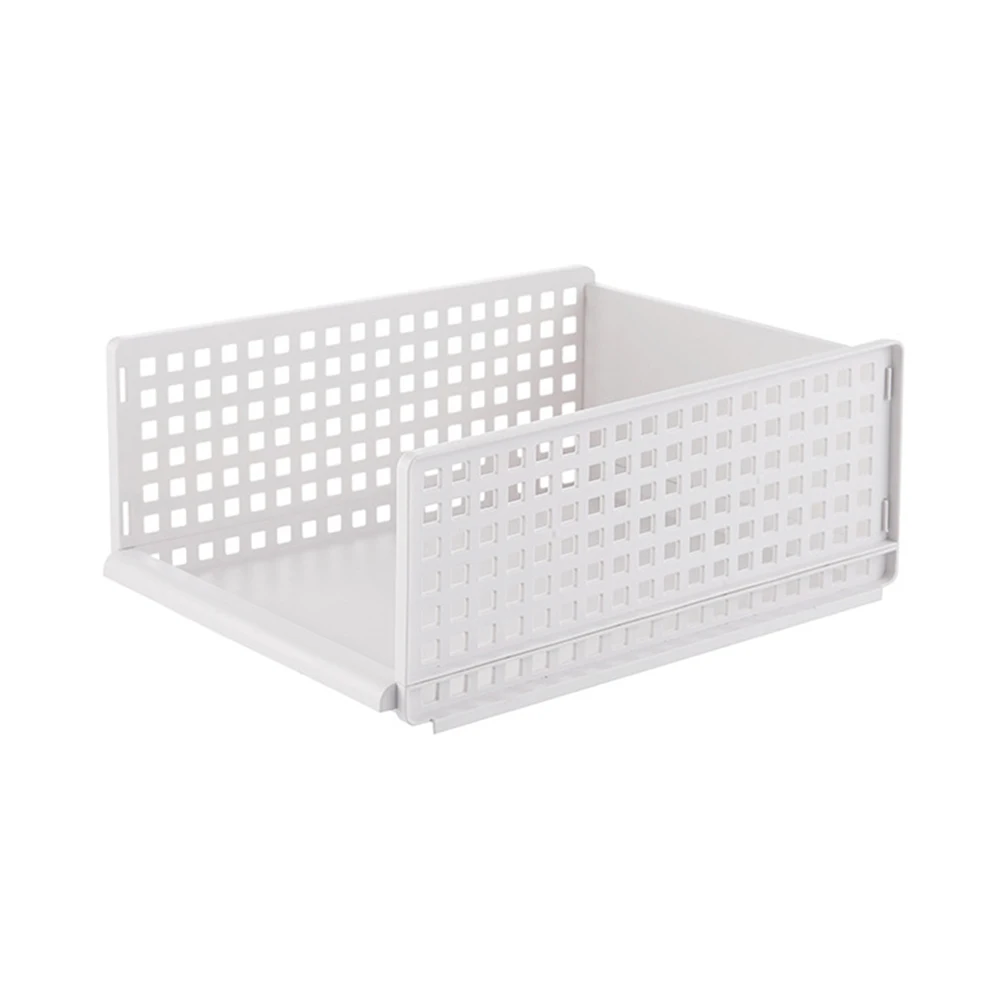 PP Drawer Type Separate Folding Clothes Organizer Sundries Storage Basket Hollowed Out Kitchen Holder Bathroom Bedroom Practical | Дом и сад