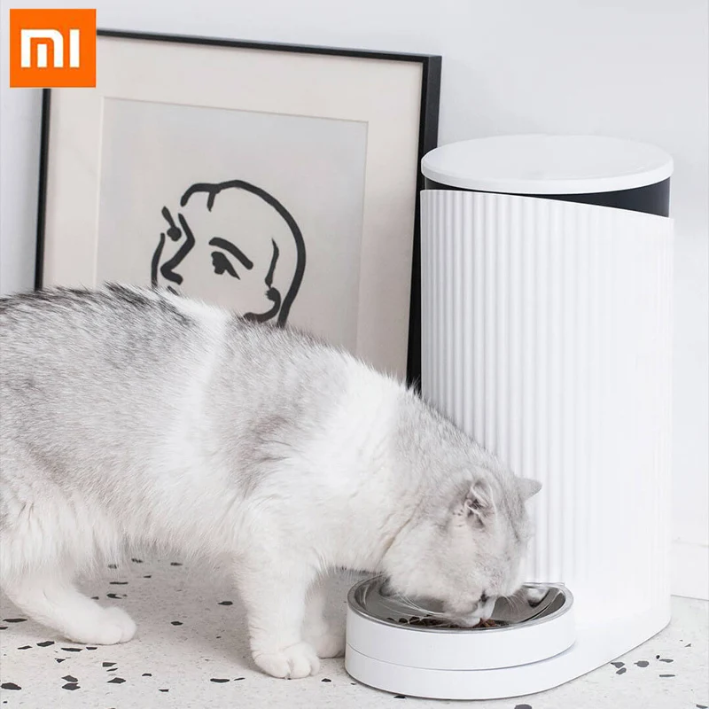 Xiaomi Pets Smart Feeder моющаяся кошка собака автоматическая подача приложение дистанционное управление 2 кг Высокая емкость для домашних животных еда для умного дома