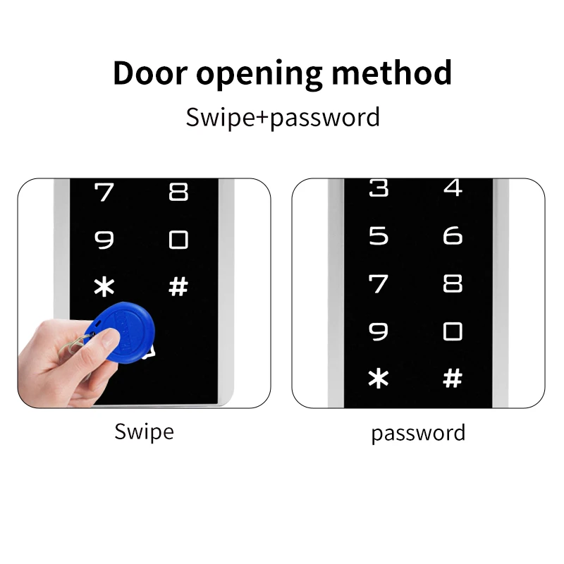 Access Control Keypad Access Control Password Keypad 125Khz RFID Card Access Card Reader Door Opener System Wiegand 26 Output