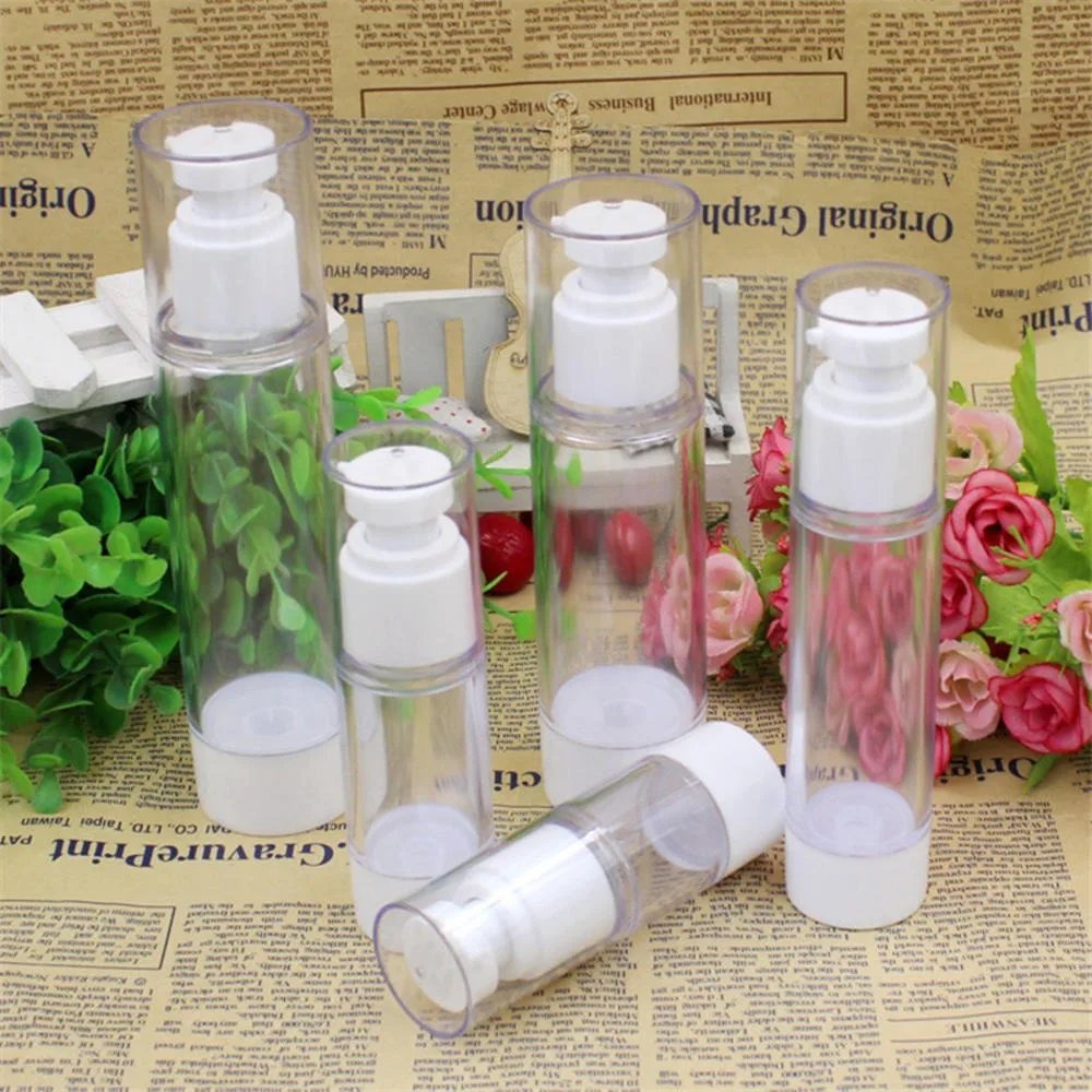 15ml 30ml 50ml 80ml 100ml Empty Serum Bottles Vacuum Pump Bottles AS Plastic Lotion Sub Bottling 4